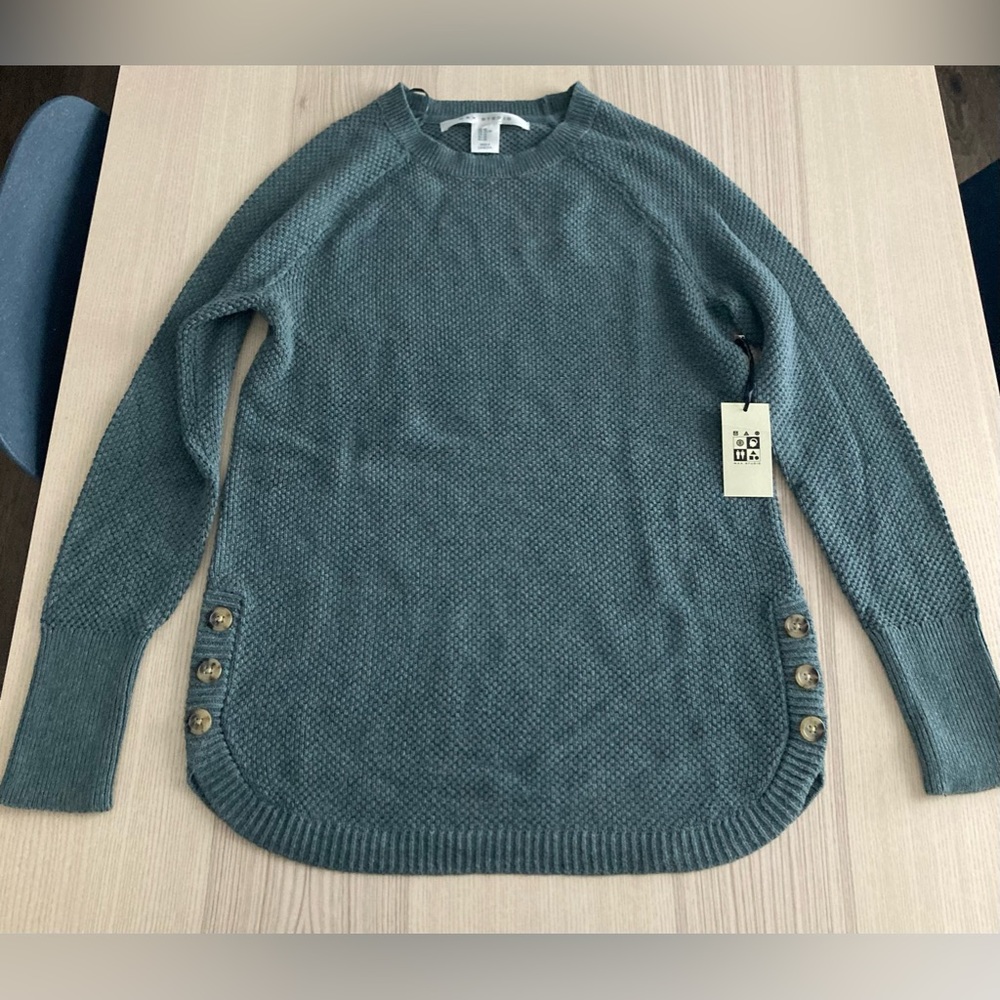 Brand New! Max Studio Blue-Grey Sweater